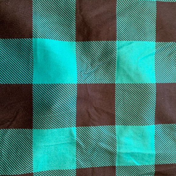 Green Black Buffalo Check Plaid Shirt - Picture 5 of 8